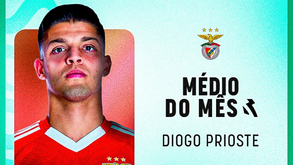 Diogo Prioste eleito Médio do Mês da Liga Portugal Meu Super