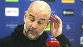 Onda de lesões complica vida a Guardiola: City apenas com 12 jogadores de campo disponíveis