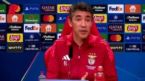 Bruno Lage e as imagens de Arthur Cabral a treinar no relvado da Luz: «Há uma explicação...»