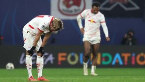 RB Leipzig é a primeira equipa eliminada
