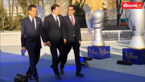 Luís Montenegro, Rui Moreira e figuras de vulto do futebol: a inauguração da Arena Liga Portugal