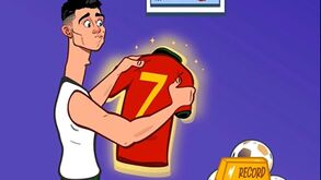 Herdeiro de Cristiano Ronaldo a revelar-se? Cartoonista apresenta soluções... variadas  