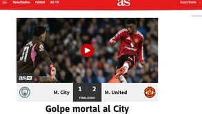 Do 'golpe mortal ao City' à 'brutal reviravolta': como a imprensa destaca a vitória do United de Ruben Amorim