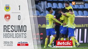 O resumo do Arouca-Santa Clara: golo, casos e outros lances