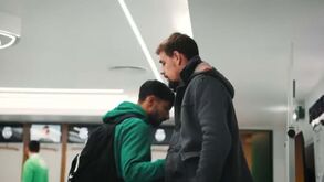 Sporting mostra bastidores dos jogos com Club Brugge e Boavista: da palestra de João Pereira à visita de Coates