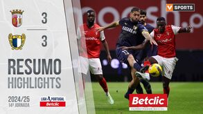 O resumo do Sp. Braga-Famalicão: golos, casos e outros lances
