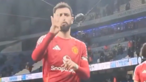 A insólita provocação de Bruno Fernandes aos adeptos do Man. City