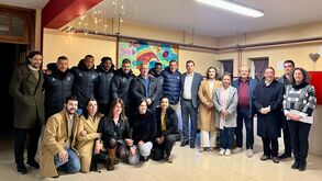 Comitiva do Chaves visitou a Santa Casa da Misericórdia: «Trazer afeto, solidariedade e esperança»