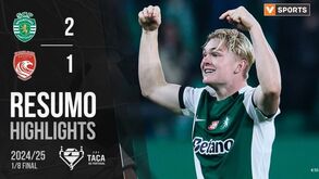 Sporting-Santa Clara, 2-1 (após prolongamento)