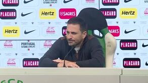 Vasco Matos sorriu e respondeu ao adjunto do Sporting: «Percebo que há alguma intranquilidade...»
