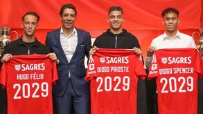 Benfica segura trio de produtos da formação