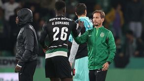 Diomande mais dez: o onze provável do Sporting para o jogo com o Gil Vicente