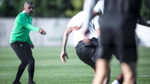 O primeiro treino de Rui Borges no Sporting: dos lesionados aos quatro miúdos chamados