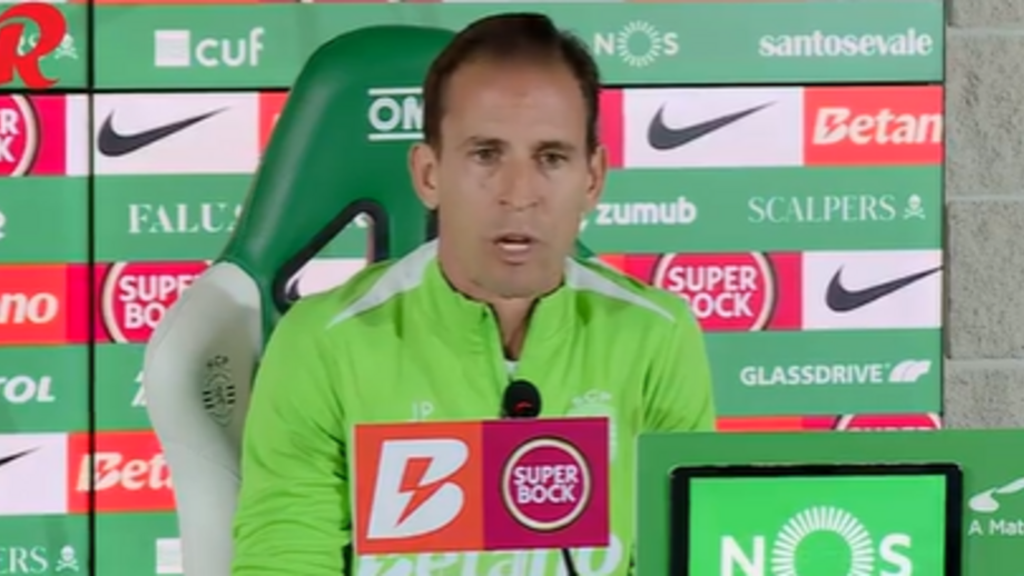 Treinador do Sporting e a possibilidade de mudança de... ideias