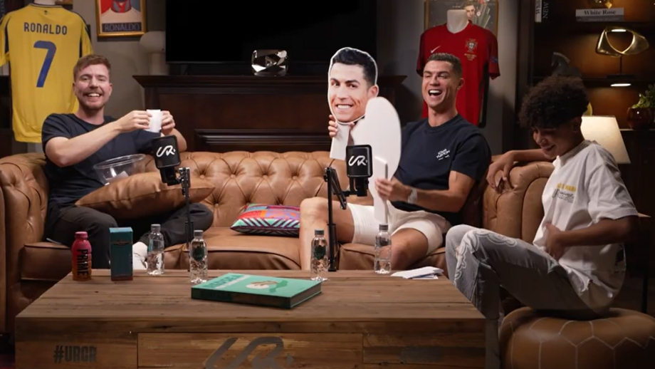 Primogénito de CR7 participou num vídeo do canal de YouTube do pai