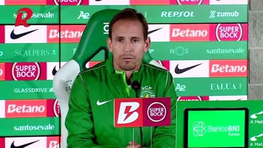 Treinador do Sporting acredita na equipa técnica que lidera
