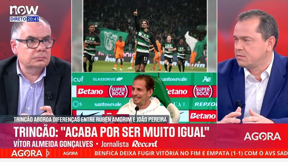 Vítor Almeida Gonçalves, editor de Record, em declarações no programa 'Record na Hora' no Now