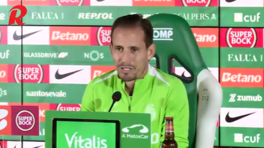 Treinador do Sporting confrontado com palavras do presidente