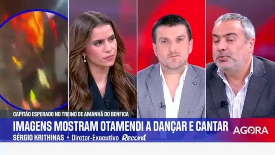 Sérgio Krithinas, diretor executivo de Record, em declarações no programa 'Record na Hora'