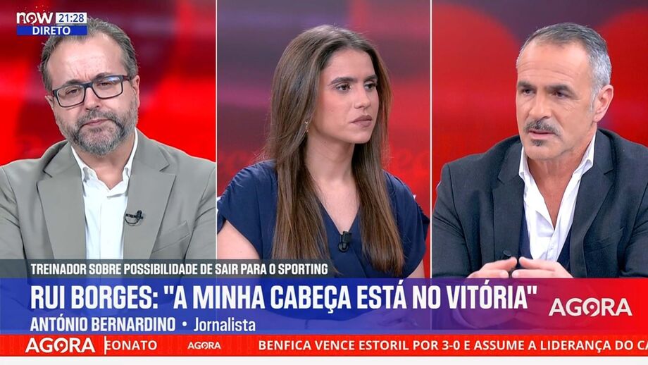 Jornalista em declarações no 'Record na Hora' no Now