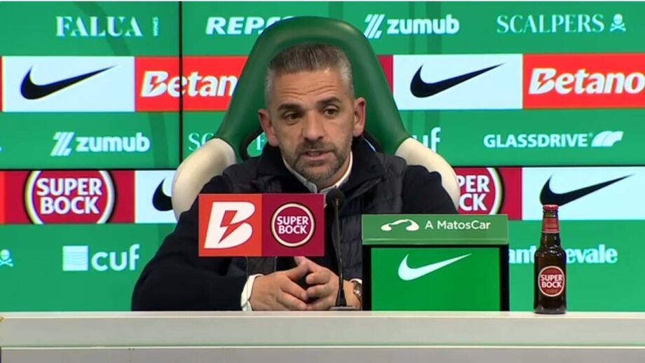 Reação do treinador do Sporting após vitória sobre o Benficca