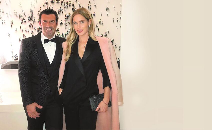 Luís Figo, Helen Svedin