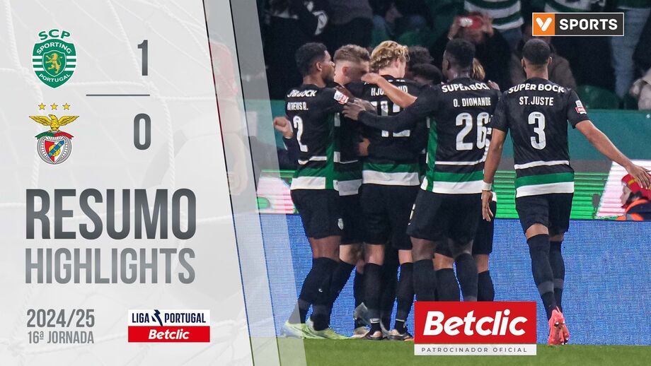 A crónica do Sporting-Benfica, 1-0: Borges foi de Geny, Lage chegou tarde