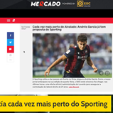 Mercado Record: Andrés García mais perto do Sporting, o momento de Arthur Cabral e Neymar pode mudar de ares