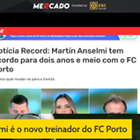 Mercado Record: Tudo sobre o novo treinador do FC Porto e Carreras volta a ser falado lá fora