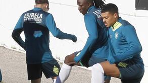 Igor Jesus às ordens de José Faria no primeiro treino do ano 