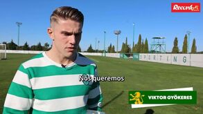 Gyökeres em entrevista a Record: «Temos todas as hipótese de ganhar o campeonato»