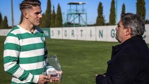 «Eras tu, tu ou o Viktor Gyökeres»: como o avançado do Sporting recebeu o Prémio Artur Agostinho