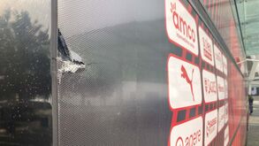 Autocarro apedrejado: Sp. Braga denuncia ataque em Lisboa a horas do jogo com o Benfica