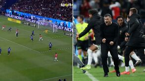 A arrancada de Rafael Leão no golo do triunfo do Milan e a emoção de Sérgio Conceição no fim