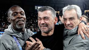 Veja as imagens: Sérgio Conceição não conteve a emoção após a conquista da Supertaça de Itália