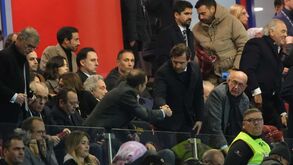 Fair play na tribuna no Sporting-FC Porto