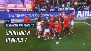 Todos os penáltis do Sporting-Benfica: Trubin foi o herói