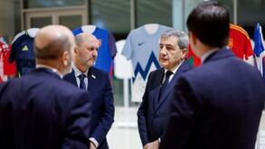 Fernando Gomes recebeu novo presidente da federação espanhola