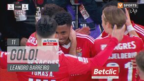 Assistência de Pavlidis e Leandro Barreiro estreia-se a marcar pelo Benfica: veja o golo