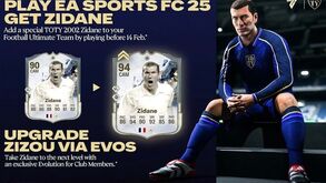 EA FC 25 oferece carta de Zinedine Zidane 