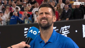 Djokovic em hilariante entrevista de campo no Open da Austrália: «Desculpa amigo, tenho mulher»