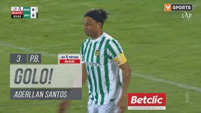 O autogolo de Aderlan Santos que colocou o Sporting cedo em vantagem nos Arcos