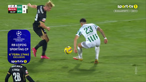 Rio Ave-Sporting: O momento em que Petrasso cometeu penálti por mão na bola