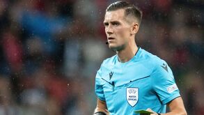 Manfredas Lukjancukas arbitra Leipzig-Sporting