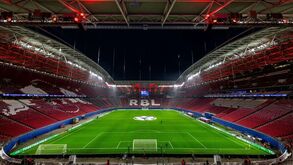 Frio e castigo da UEFA serão... 'fintados': leões espalhados na arena de gelo