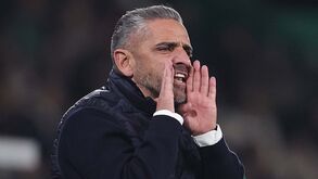 O onze do Sporting para o jogo com o Nacional