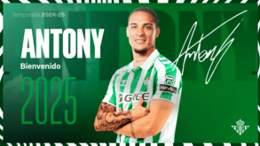 Antony deixa Manchester United, de Amorim, para jogar no Betis até final da época