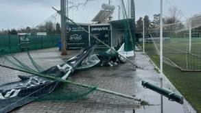 'Hermínia' causa destruição na Academia Briosa XXI