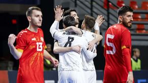 Portugal goleia Macedónia e continua invicto na qualificação para Europeu de futsal