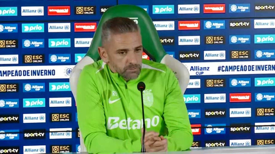 Treinador do Sporting espera mudanças no rival para a final de sábado